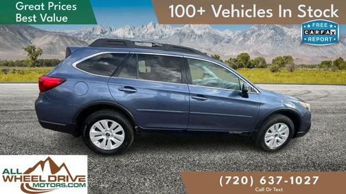 Blue 2017 Subaru Outback 2.5i Premium