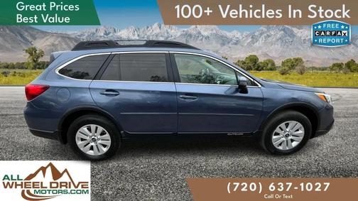 Blue 2017 Subaru Outback 2.5i Premium