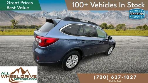 Blue 2017 Subaru Outback 2.5i Premium