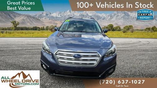 Blue 2017 Subaru Outback 2.5i Premium