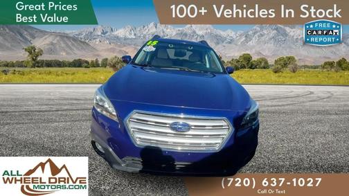 Blue 2015 Subaru Outback 2.5i Premium