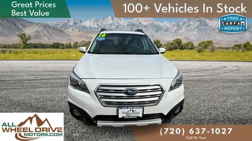 Crystal White Pearl 2016 Subaru Outback 2.5i Limited