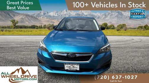 Blue 2019 Subaru Impreza 2.0i