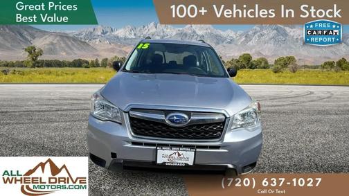 Ice Silver Metallic 2015 Subaru Forester 2.5i