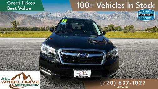 Crystal Black Silica 2017 Subaru Forester 2.5i Touring