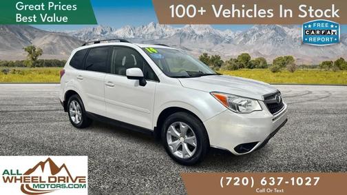 Satin White Pearl 2014 Subaru Forester 2.5i Limited