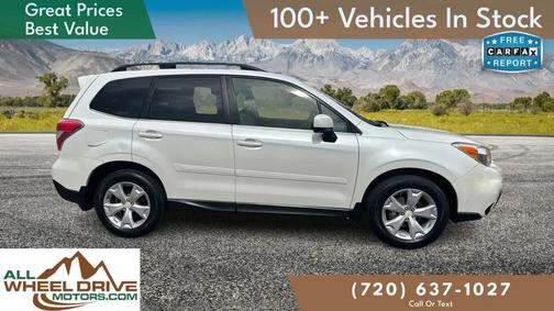 Satin White Pearl 2014 Subaru Forester 2.5i Limited