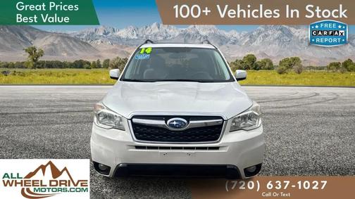 Satin White Pearl 2014 Subaru Forester 2.5i Limited