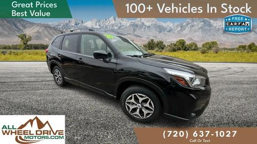 Crystal Black Silica 2020 Subaru Forester Premium