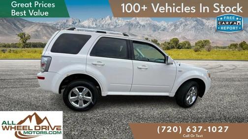 White Suede Clearcoat 2009 Mercury Mariner Premier V6