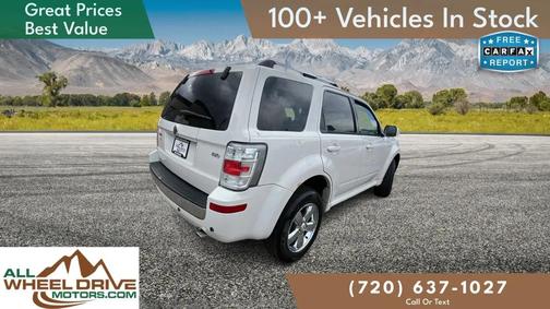 White Suede Clearcoat 2009 Mercury Mariner Premier V6