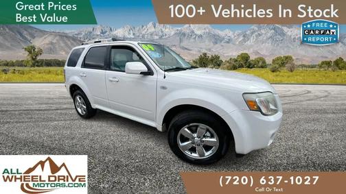 White Suede Clearcoat 2009 Mercury Mariner Premier V6