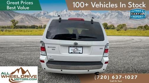 White Suede Clearcoat 2009 Mercury Mariner Premier V6