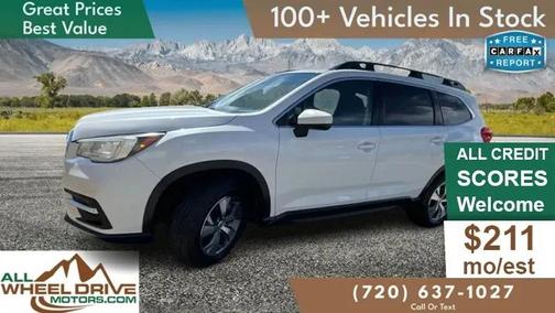 Crystal White Pearl 2020 Subaru Ascent Premium 8-Passenger