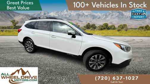 Crystal White Pearl 2016 Subaru Outback 2.5i Limited