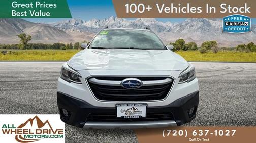 Crystal White Pearl 2021 Subaru Outback Limited