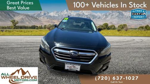 Crystal Black Silica 2018 Subaru Outback 2.5i Premium