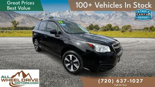 Crystal Black Silica 2017 Subaru Forester 2.5i