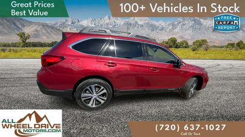 Red 2018 Subaru Outback 2.5i Limited