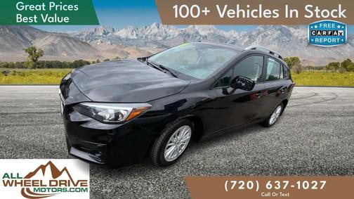 Crystal Black Silica 2018 Subaru Impreza 2.0i Premium