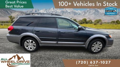 Diamond Gray Metallic/Quartz Silver Metallic 2009 Subaru Outback 2.5 i Limited