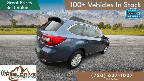 Blue 2017 Subaru Outback 2.5i