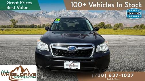 Dark Gray Metallic 2016 Subaru Forester 2.5i Limited