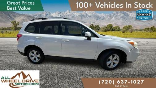 Satin White Pearl 2015 Subaru Forester 2.5i Limited