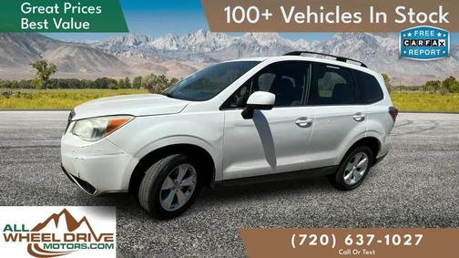 Satin White Pearl 2015 Subaru Forester 2.5i Limited
