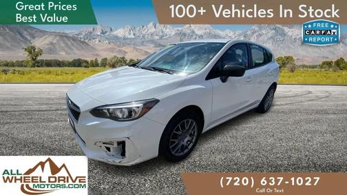 Crystal White Pearl 2017 Subaru Impreza 2.0i