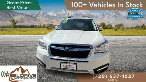Crystal White Pearl 2017 Subaru Forester 2.5i Premium