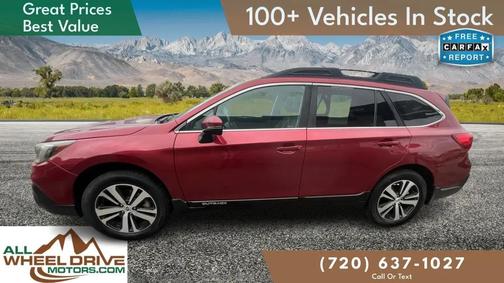 Red 2018 Subaru Outback 2.5i Limited