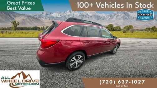 Red 2018 Subaru Outback 2.5i Limited