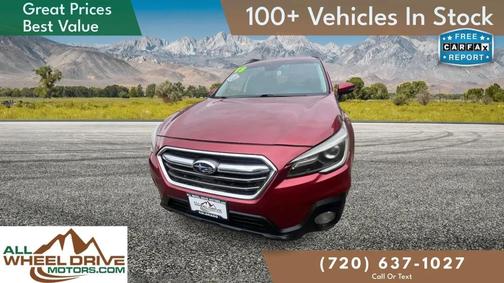Red 2018 Subaru Outback 2.5i Limited