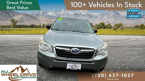 Jasmine Green Metallic 2015 Subaru Forester 2.5i