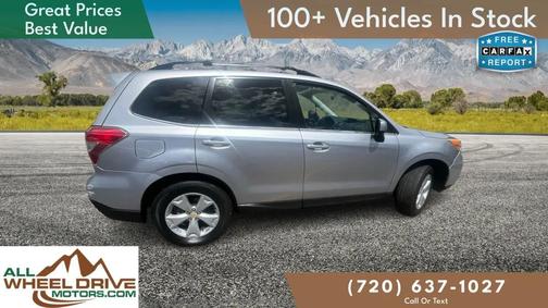 Ice Silver Metallic 2016 Subaru Forester 2.5i Limited