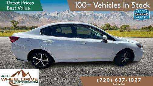 Crystal White Pearl 2019 Subaru Impreza 2.0i Premium
