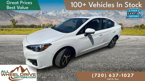 Crystal White Pearl 2019 Subaru Impreza 2.0i Premium