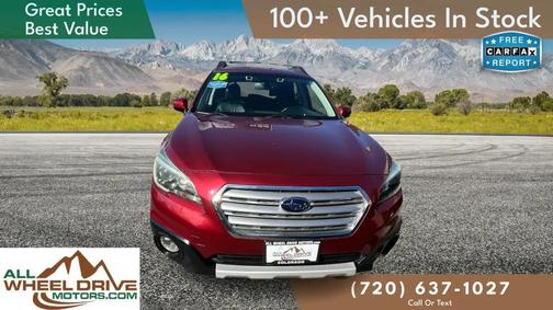 Venetian Red Pearl 2016 Subaru Outback 2.5i Limited