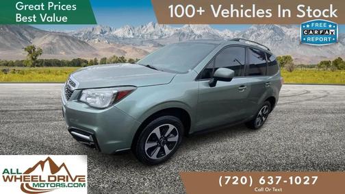 Jasmine Green Metallic 2018 Subaru Forester 2.5i Premium