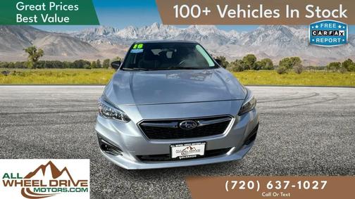 Ice Silver Metallic 2018 Subaru Impreza 2.0i