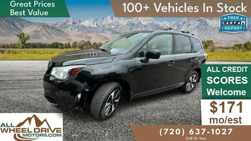 Crystal Black Silica 2017 Subaru Forester 2.5i Limited