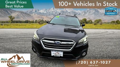 Crystal Black Silica 2018 Subaru Outback 2.5i Touring