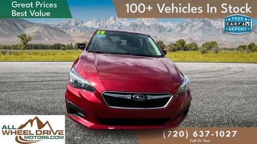 Crimson Red Pearl 2018 Subaru Impreza 2.0i