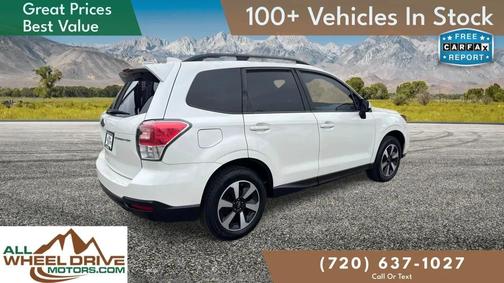 Crystal White Pearl 2018 Subaru Forester 2.5i Premium