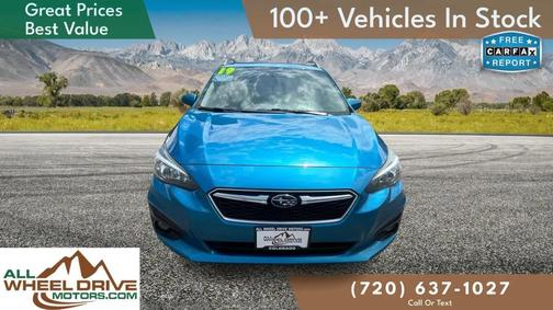 Blue 2019 Subaru Impreza 2.0i Premium