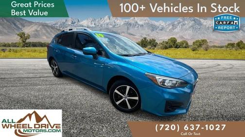 Blue 2019 Subaru Impreza 2.0i Premium