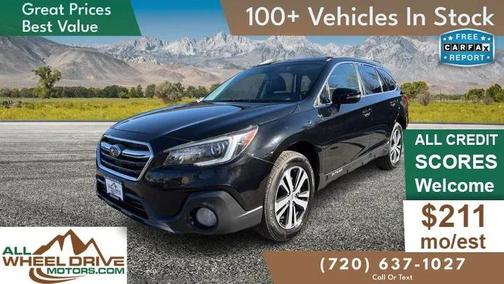 Crystal Black Silica 2019 Subaru Outback 2.5i Limited