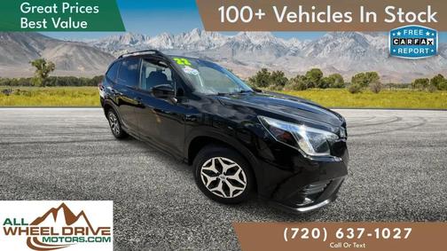 Crystal Black Silica 2022 Subaru Forester Premium