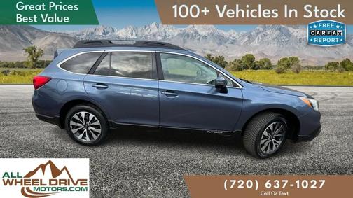 Blue 2017 Subaru Outback 2.5i Limited